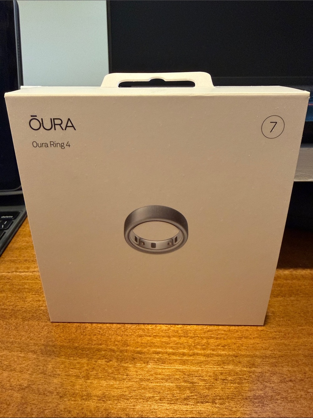 Oura Ring 4 - Silver/Gray Smart Ring (Brand New in unopened box), size 7